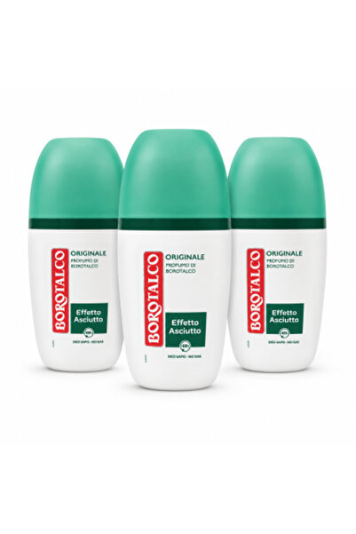 Borotalco Set de 3 x Deodorant Originale Effetto Asciutto, 75 ml, deodorant s...