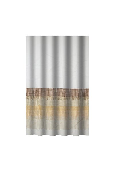sensea Perdea de duș cu model nisip, Poliester, 180 x 200 cm