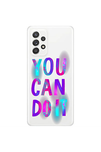 Other Samsung A72 You Can Doit Transparent Silicone TPU Θήκη