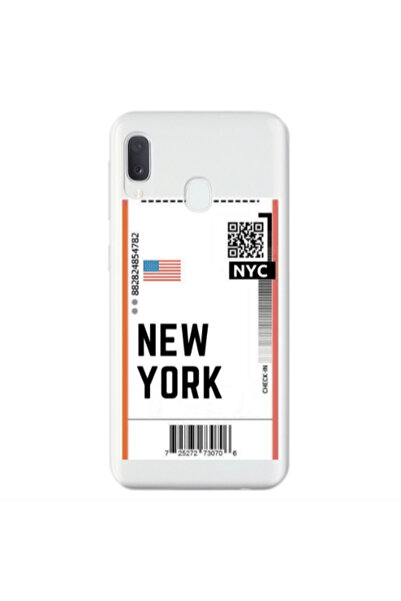 Other Samsung A20E New York NYC Transparent Silicone TPU Θήκη