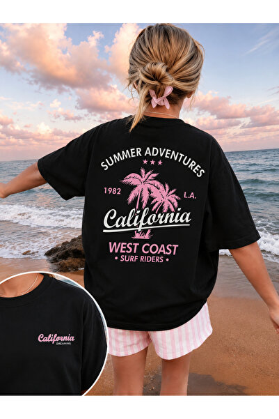 VASK Tricou pentru copii cu imprimeu California – 100% bumbac, tricou unisex ...
