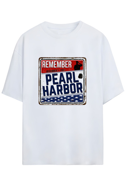 Grafftee Clothing Premium βαμβακερό μπλουζάκι με στάμπα με θέμα το Pearl Harb...