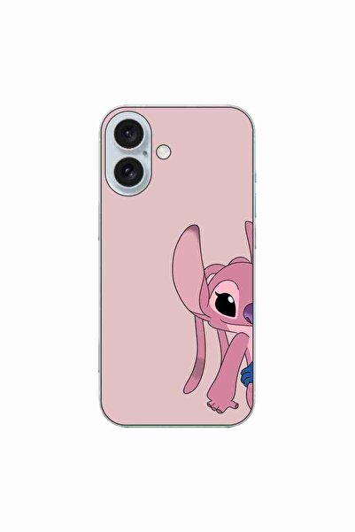 OEM Θήκη συμβατή με Apple iPhone 16 από Σιλικόνη Gel TPU με σχέδιο Stitch Her
