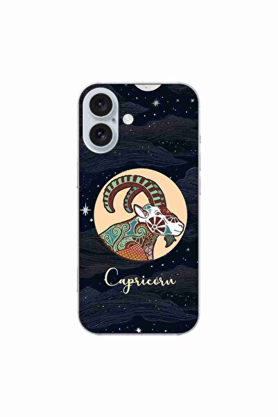 OEM Husa compatibila cu Apple iPhone 16 Silicon Gel Tpu Model Horoscop Capricorn