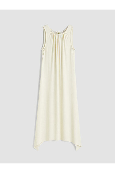 LC Waikiki Esvab • Modern & Distinctive Drawstring Modal Blend Dress