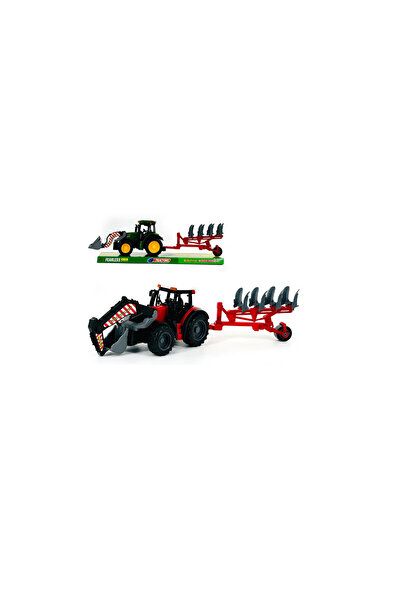 PlayFun Tractor Jucărie Fermă Funcțional Detașabil Plastic Cadou Băieți
