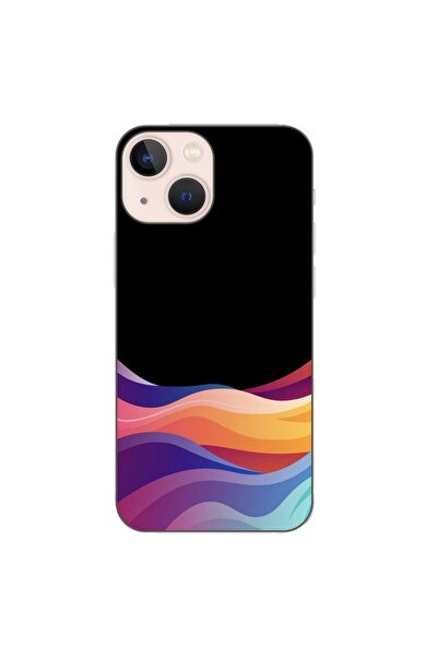 OEM Husa compatibila cu Apple iPhone 13 Mini Silicon Gel Tpu Model Neon Waves