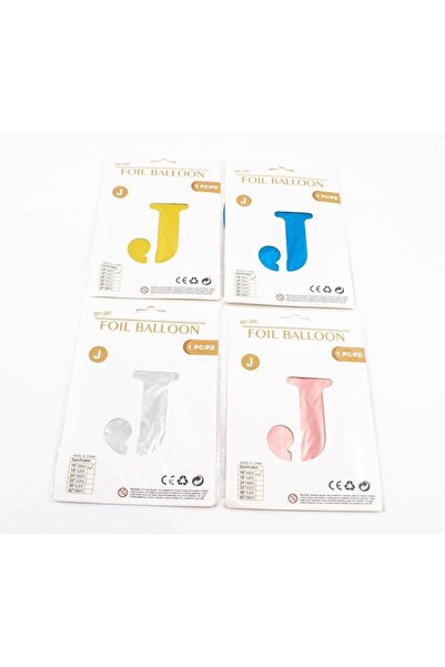 OEM Foil Balloon Letter "J" 40cm Silver
