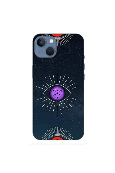 OEM Калъф, съвместим с Apple iPhone 13, силиконов гел TPU, с шарка  "Око Томо...
