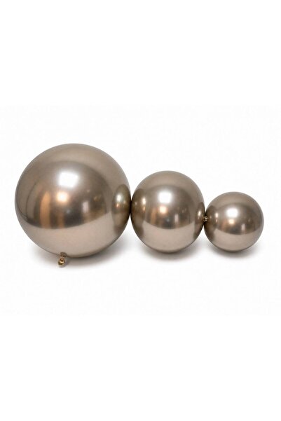 OEM Balloons Top Bottom Set Champagne Chrome 10"-50/ Top Bottom Set