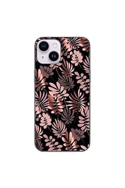 OEM Husa compatibila cu Apple iPhone 14 Silicon Gel Tpu Model Bronze Paradise