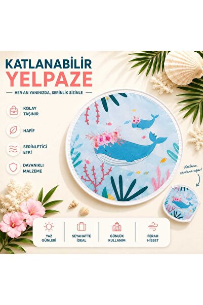 Rosellea Katlanabilir Kolay Taşınabilir Yelpaze