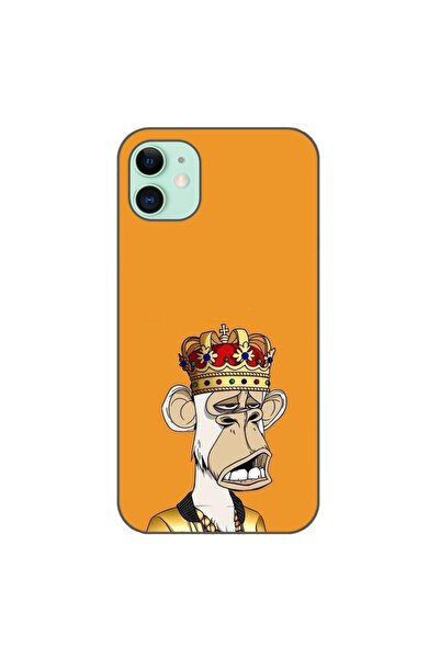 OEM Husa compatibila cu Apple iPhone 11 Silicon Gel Tpu Model NFT Royal Ape