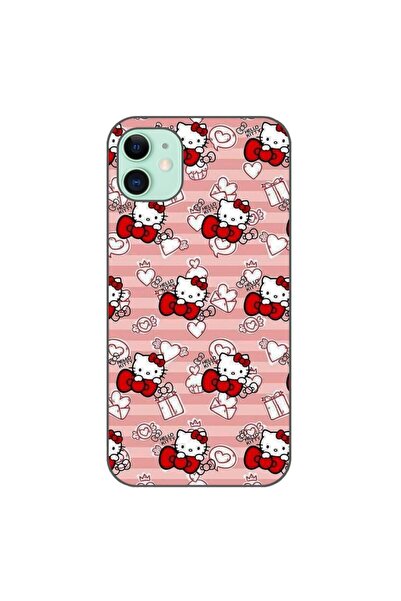 OEM Калъф, съвместим с Apple iPhone 11, силиконов гел TPU модел, Hello Kitty,...