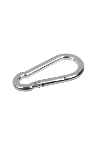 Zet Carabinieră metalică 8 cm, cârlig rapid pentru camping, rucsac, chei și a...