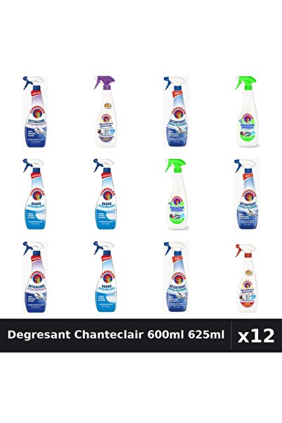 Chanteclair Set 12 Degresant Universal 600ml 625ml - Lavanda, Lamaie, Marsilia