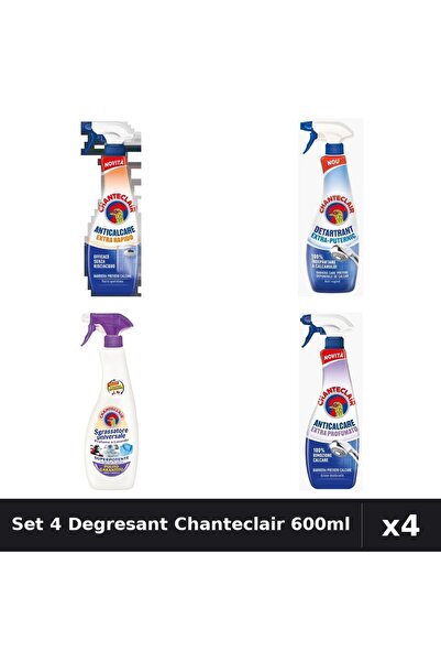 Chanteclair Set 4 Degresant Universal 600ml - Extra Parfumat, Extra Puternic,...