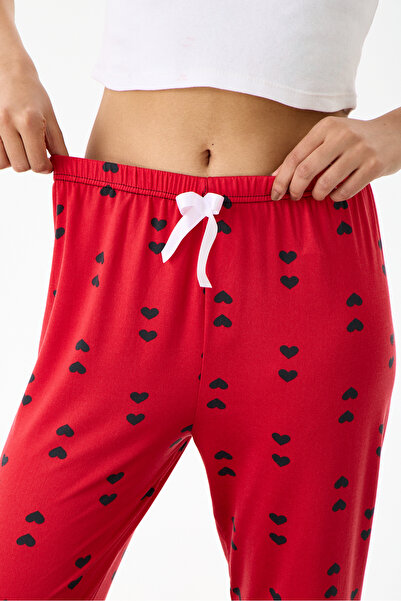 epixx giyim Heart-Shaped Women's Pajama Bottoms Summer Wear