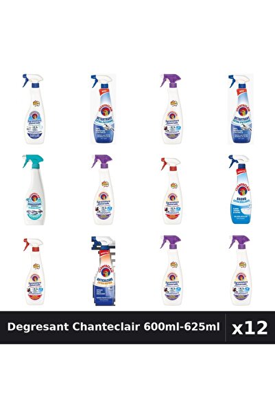 Chanteclair Set 12 Degresant Universal 600ml-625ml - 8 Arome, Bicarbonat, Lav...