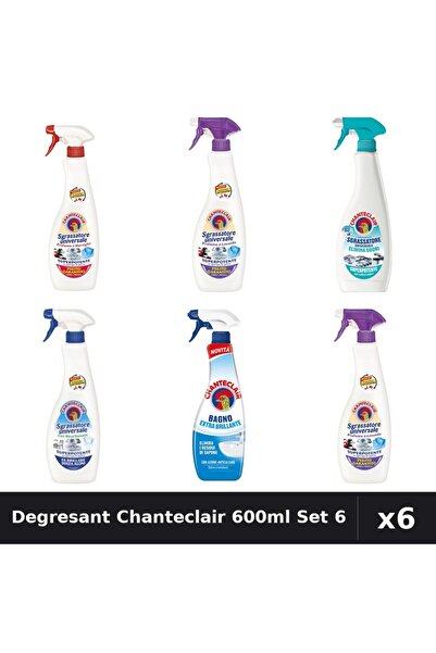 Chanteclair Set 6 Degresant Universal 600ml - Marsilia, Lavanda, Anti-Miros, ...