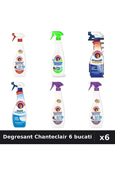 Chanteclair Set 6 Degresant Universal 600ml-625ml - Marsilia, Lamaie, Lavanda...