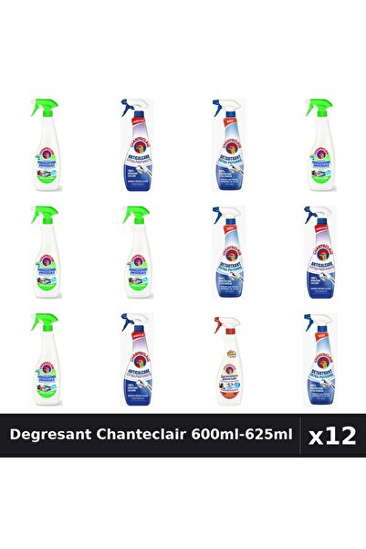 Chanteclair Set 12 Degresant Universal 600ml-625ml - Lămâie, Marsilia, Antica...