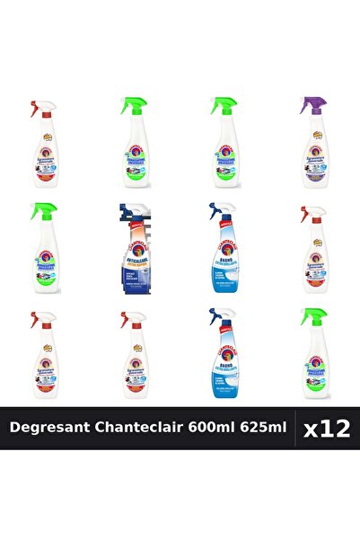 Chanteclair Set 12 Degresant Universal 600ml-625ml - Marsilia, Lamaie, Lavand...