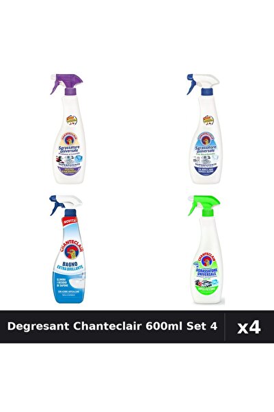 Chanteclair Set 4 Degresant Universal 600ml - Lavanda, Bicarbonat, Lămâie, An...