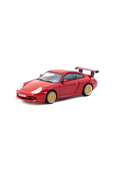 Genel Markalar Tarmac Works 1/64 Porsche 911 GT3 type 996 Red