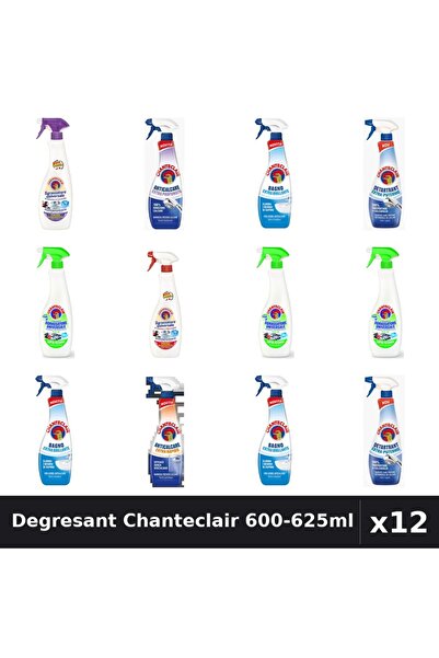Chanteclair Set 12 Degresant Universal 600-625ml - Mosc, Lămâie, Marsilia, An...
