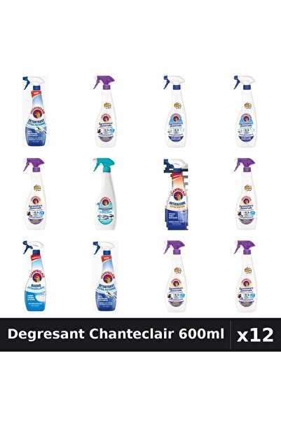 Chanteclair Set 12 Degresant Universal 600-625ml - Lavanda, Mosc Alb, Bicarbonat