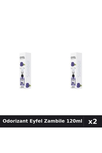 Eyfel Set 2 Odorizant Camera Betisoare Zambile 120ml - Parfum Intens