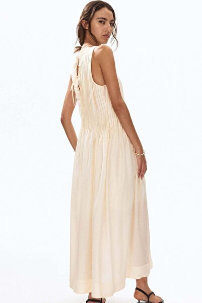 H&M Pintucked flared-skirt dress