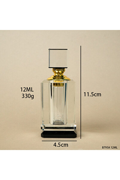 NUJET 1pcs Crystal Oil Bottle 12ml B795A