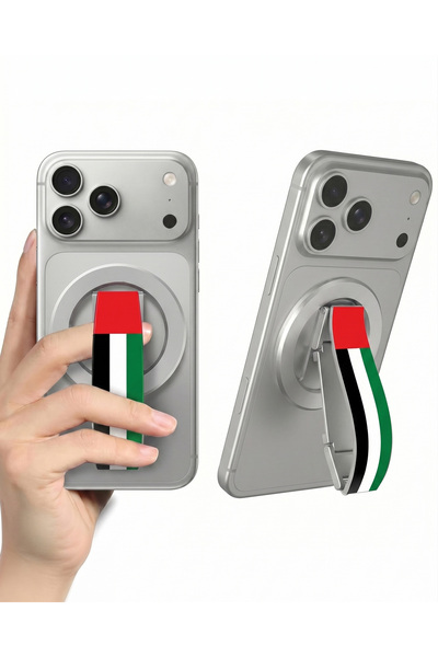 Brave MagGrip 3-in-1 Magnetic Phone Grip & Kickstand – 360° Rotatable, MagSaf...