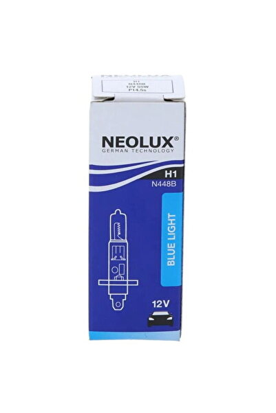 NEOLUX Bec halogen H1, 12V, 55W - Bluelight, Cutie x1 bucata