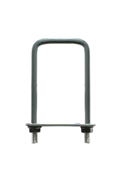 Rocast Set 25 x Brida Gard, 40 x 40 mm, pentru Fixare Panouri Gard, Stalp Rec...