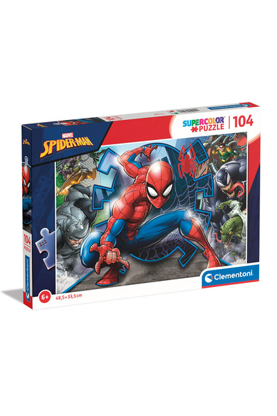 CLEMENTONI Παιδικό Παζλ Super Color SpiderMan 104 τμχ