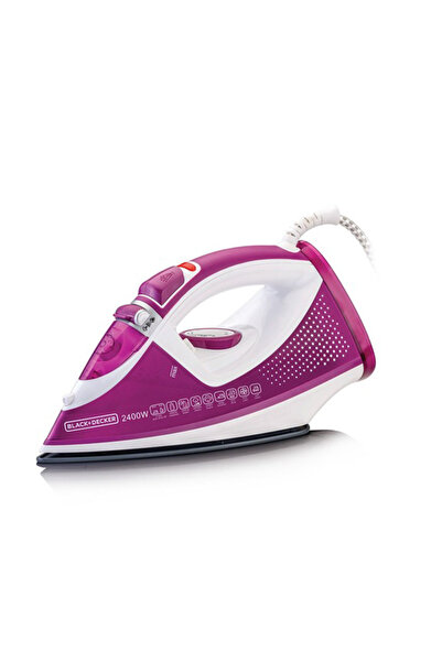 Black and Decker BLACK+DECKER Steam Iron – 2400W – Ceramic Soleplate – Purple...
