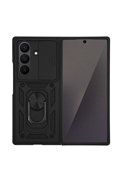 Sonique Θήκη Ring Armor CamPro για Samsung (Large Hole) Galaxy Z Fold 7 Μαύρο