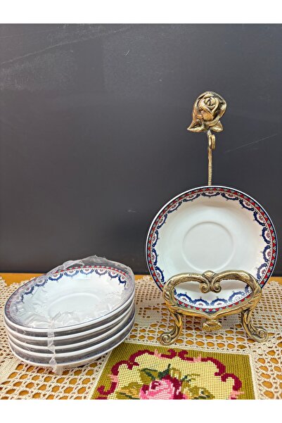 MAGHSOUD 6lı Porselen Çay Tabağı Takımı 12 cm