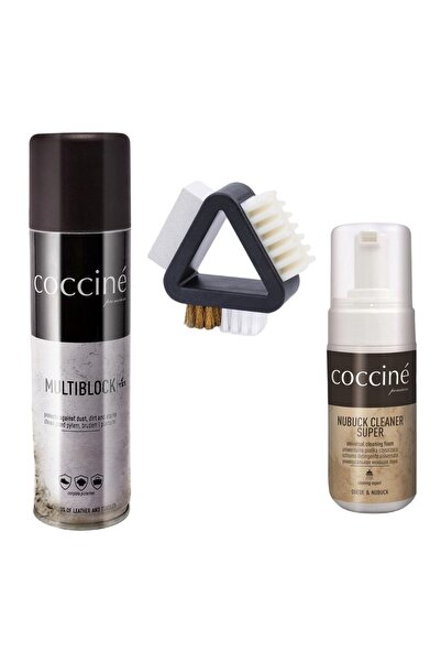 Coccine Kit ingrijire incaltaminte, Coccine, 3 bucati, Pentru piele intoarsa ...