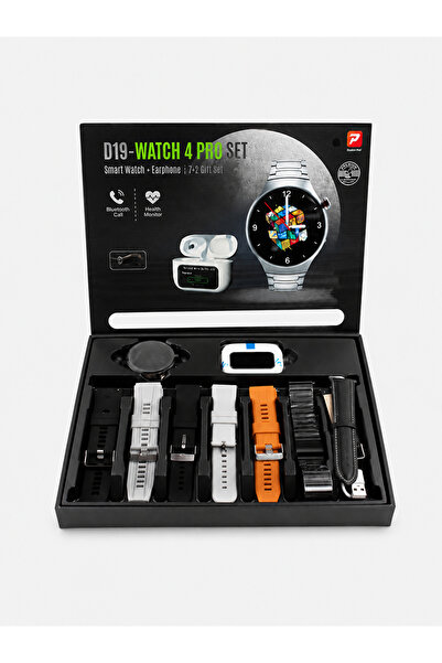 iTin D19 Watch 4 Pro Smartwatch Top Bottom Set with Bluetooth Calls, Wireless...