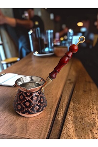BARITCIOGLU Thick Copper Cevze 4 Coffee Cups