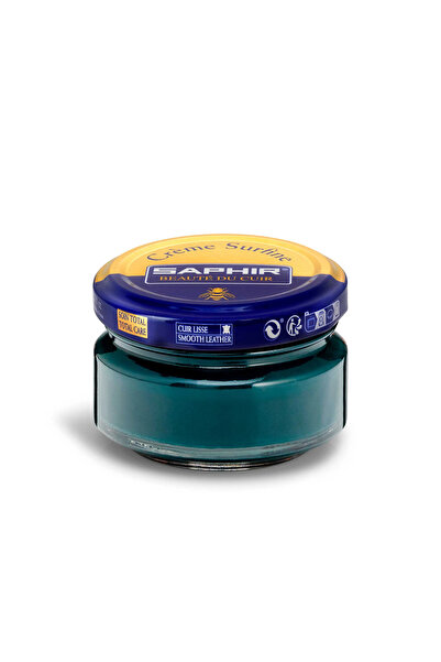 Saphir Crema de ingrijire pentru incaltaminte Saphir, 50 ml, verde inchis, im...