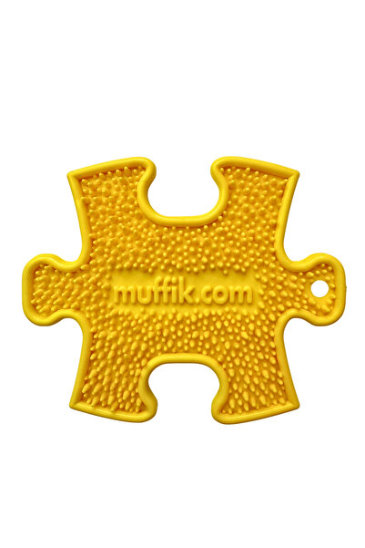 Muffik NANO Duyusal Puzzle Anahtarlık · 6,5 x 5,4 cm · Sarı | Dokulu Duyusal ...