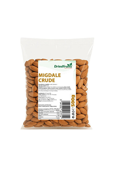 Driedfruits Supplier Premium Almonds 500 g – Quality I, Natural, Unsalted