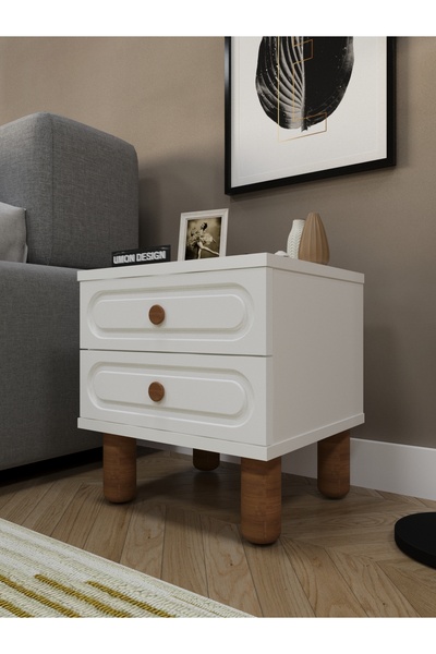 umondesign Bohem 2 Çekmeceli Komodin Yatak Odası Bebek Odası Genç Odası