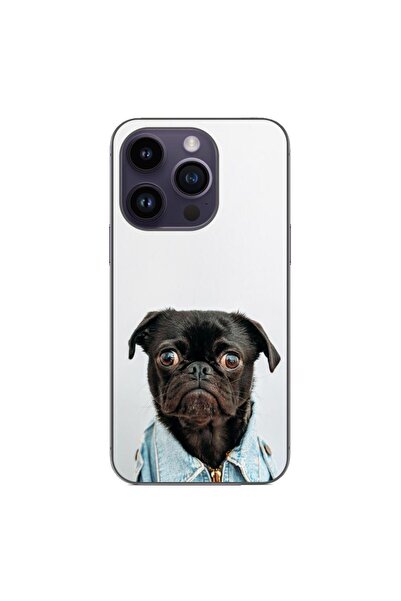 OEM Husa compatibila cu Apple iPhone 14 Pro Silicon Gel Tpu Model Pug Fashion