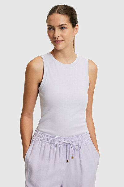 U.S. Polo Assn. Women's Lilac Crew Neck Basic T-Shirt 50323534-Vr034